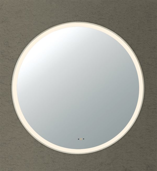 Lirra Iron Framed LED Mirror – Front & Backlit Smart touch free controls 600/800/900 LRFM600/LRFM800/LRFM900 - Image 6