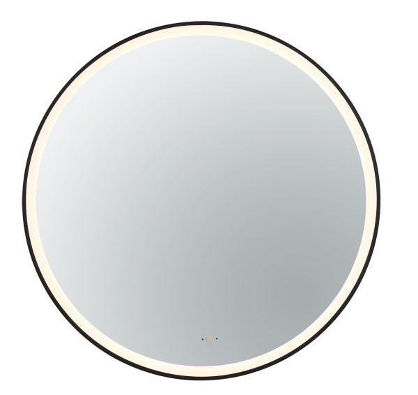Lirra Iron Framed LED Mirror – Front & Backlit Smart touch free controls 600/800/900 LRFM600/LRFM800/LRFM900 - Image 4