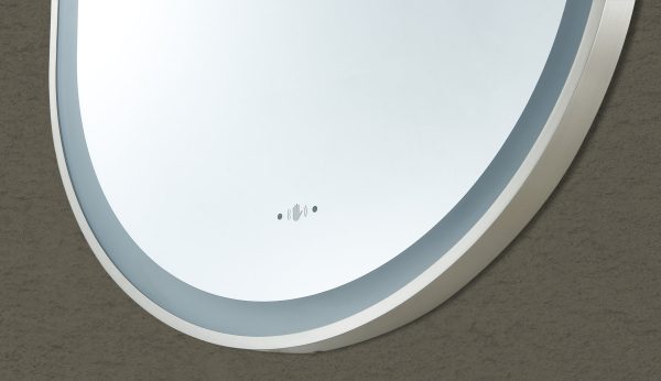 Lirra Iron Framed LED Mirror Electroplated 450/600mm LOFM4590/LOFM60100-MB/BG/BN/GM - Image 8