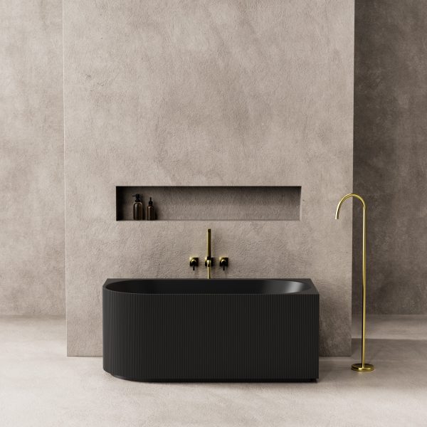 Capri CGV1500R Oval Freestanding Right Corner Bathtub