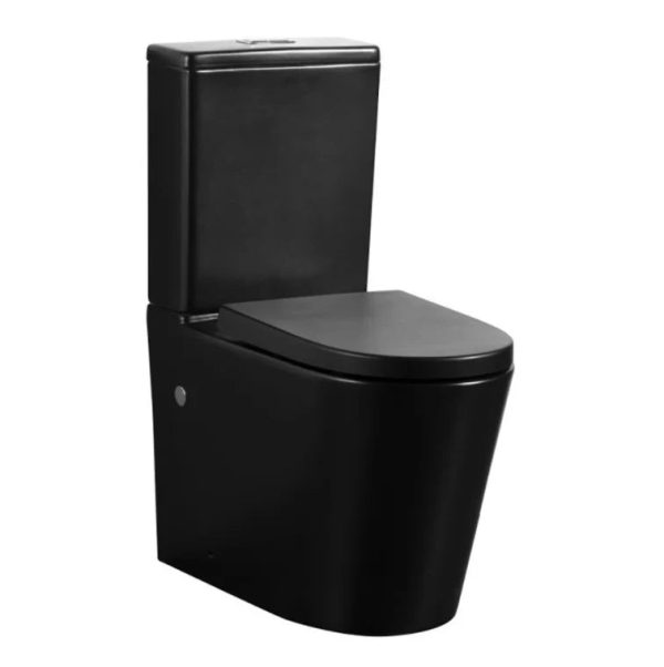 Roma Rimless Toilet Suite Dual Flush 655*385*870mm V022R/V022R-MB - Image 7