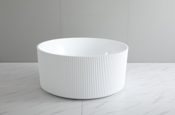 CETO Como round Groove bathtub 1280*1280*595mm COGV1280GW/MW-NF/OF - Image 2