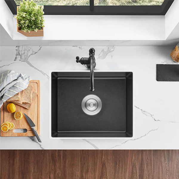 Quartz Undermount Kitchen Sink 432*432*246mm (QZ4343) - Image 2