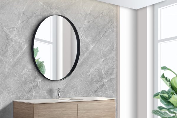 Vetra Aluminum Framed Mirror 5mm Copper Free with Safety Film 600/700/800 VRFM600/700/800-MB/BG/BN/GM - Image 4