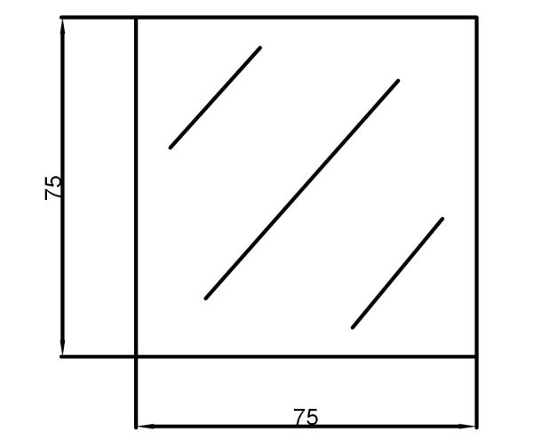 SHAKA Pencil Edge Mirrors 450-1500mm - Image 8