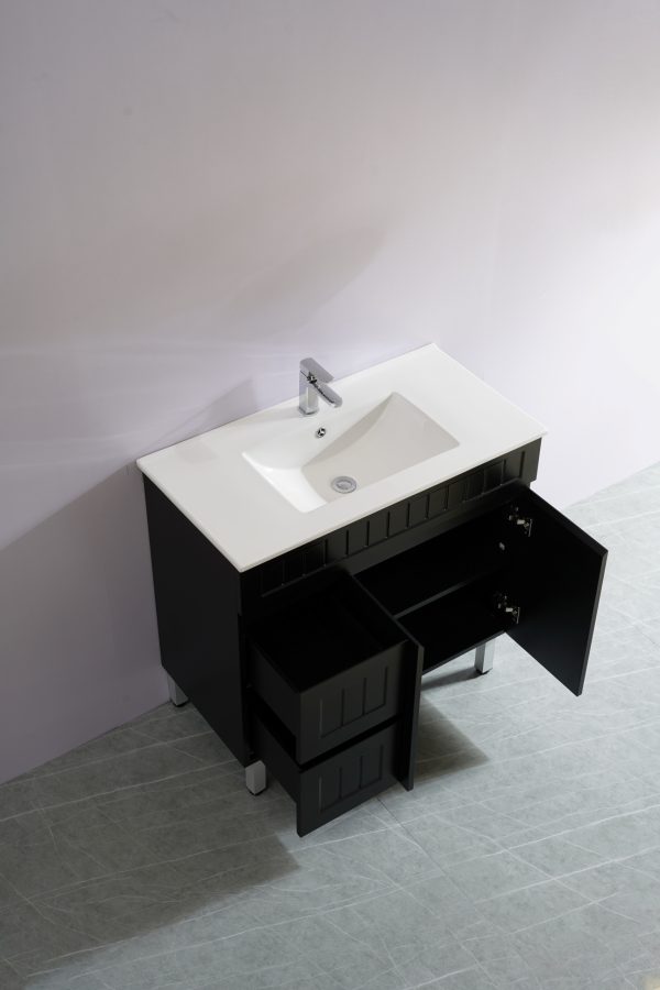 Acacia Free-Standing PVC Vanity AC94LL/AC94RL-MW/MB - Image 2