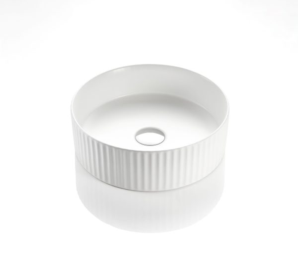 BEL3636 Cascade Fluted Art Basin(Round: 360*360*115mm)