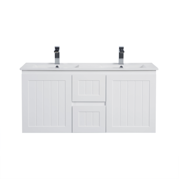 Acacia Wall-Hung PVC Vanity AC124DW-MW/MB - Image 4