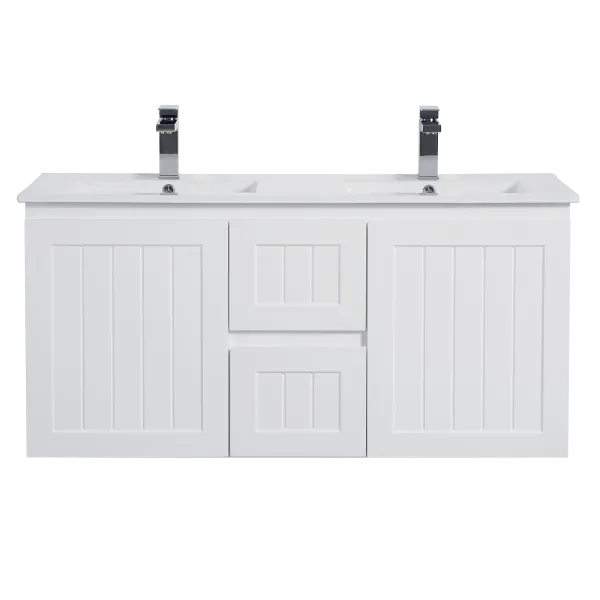 Acacia Wall-Hung PVC Vanity AC124DW-MW/MB - Image 2