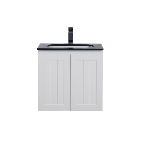 Acacia Ensuite Wall-Hung PVC Vanity AC63W-MW/MB
