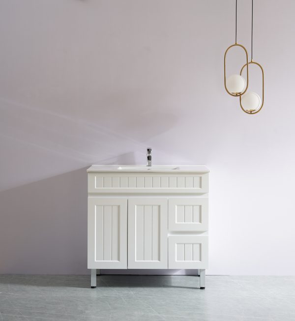 Acacia Free-Standing PVC Vanity AC94LL/AC94RL-MW/MB - Image 9
