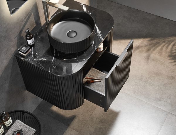 Avalon Wall Hung Vanity 750mm CA750W-MB/MW - Image 2