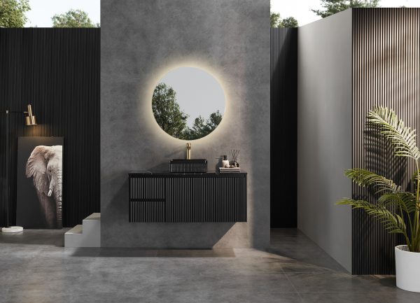 CETO Brindabella Wall Hung PVC Vanity CB124LW/CB124RW-MW/MB - Image 3