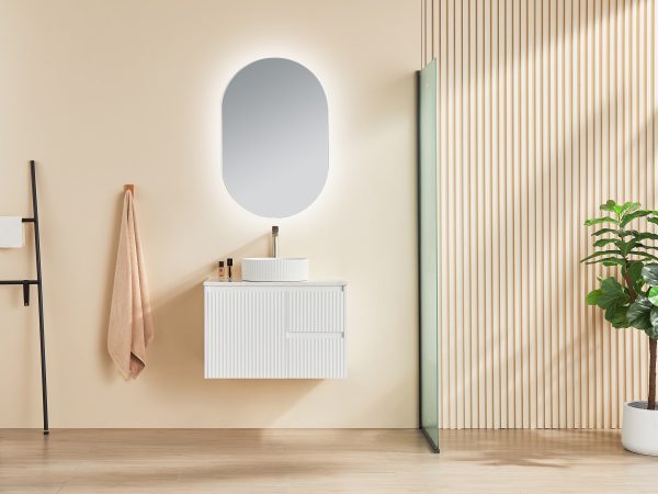 CETO Brindabella Wall Hung PVC Cabinet CB74LW/CB74RW-MW/MB