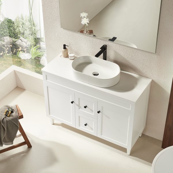 VITO Hamilton Floor PVC Vanity 1200mm HMT124DL-MW/MB - Image 9