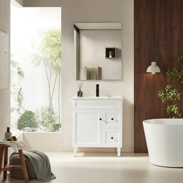 Harrington Floor PVC Cabinet HMT74LL/HMT74RL-MW/MB - Image 4