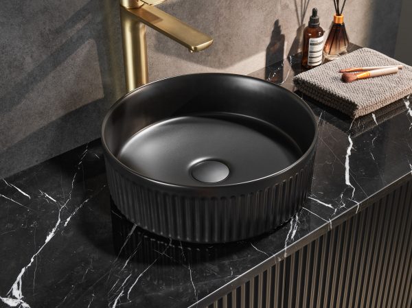 Kirribilli Wall-Hung PVC Fluted Vanity CK1500W - Image 4