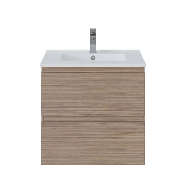 Wall-Hung PVC Vanity OAK600-WH/WAL600-WH - Image 2