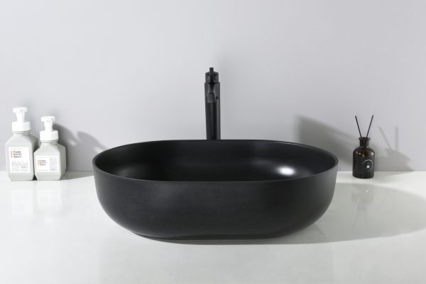 Quartz QZ50836 Above Counter Basin Pop-Up Waste Included(Oval: 508*361*140mm) - Image 4