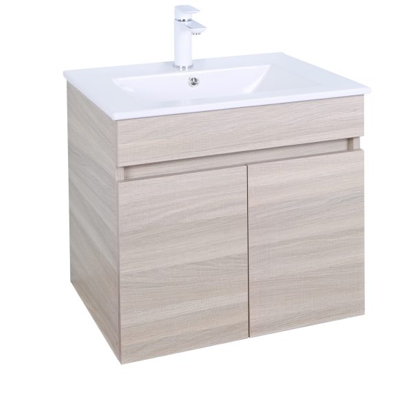 Evie Wall-Hung PVC Vanity EV64WH-OAK/EV64WH-DB