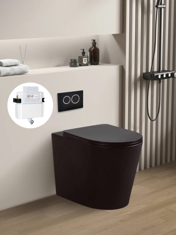 Avis R&T inwall floor toilet suite G30032/G3005+KDK102R/KDK102R-MW/KDK102R-MB - Image 3