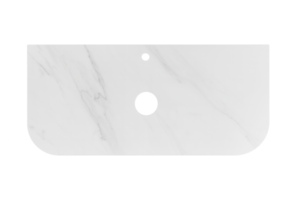 VITO Silica-Free Artificial Quartz Top- Curve 75CV(750*505*20mm)