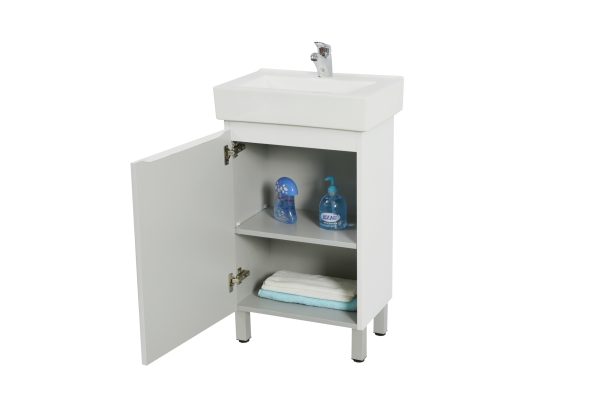 Polar Ensuite Free-Standing PVC Vanity P53LG - Image 3