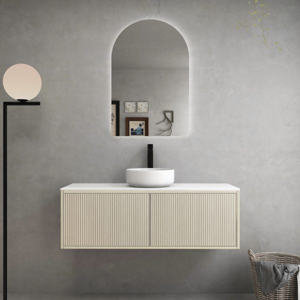 Bellevue Wall-Hung PVC Fluted Vanity Bellevue K123RW/K123LW