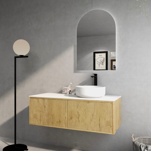 Bellevue Wall-Hung PVC Fluted Vanity Bellevue K123RW/K123LW - Image 3