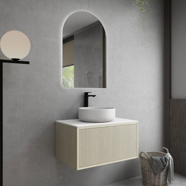 Bellevue Wall-Hung PVC Fluted Vanity Bellevue K73W - Image 2