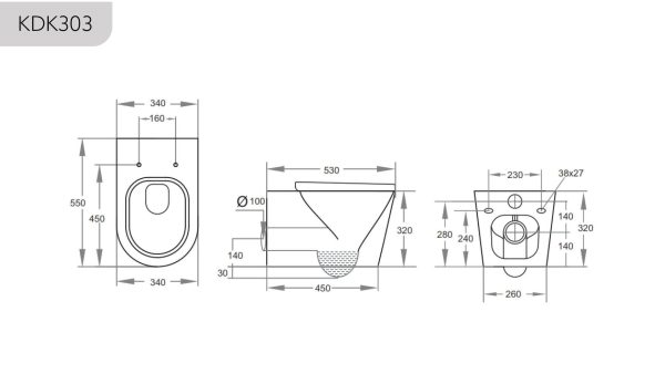 Qubist Geberit In Wall Wall Hung  Toilet Suite (G30031/G3005-F+ KDK303) - Image 6