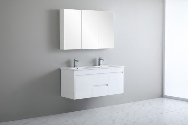 Polar Wall-Hung PVC Vanity P124DWH - Image 2