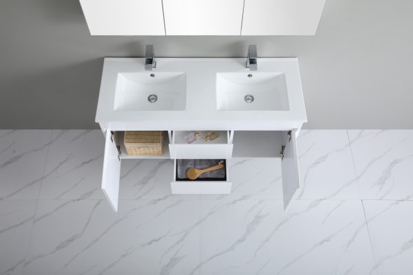 Polar Wall-Hung PVC Vanity P124DWH - Image 3