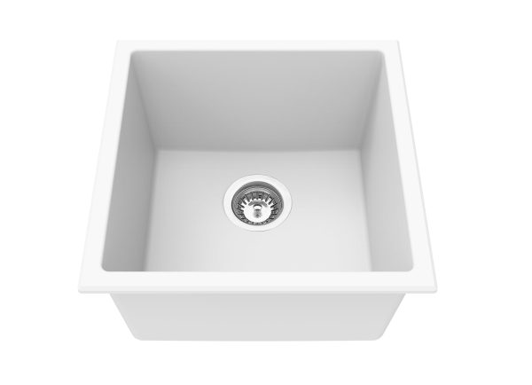 Quartz Undermount Kitchen Sink 432*432*246mm (QZ4343) - Image 5