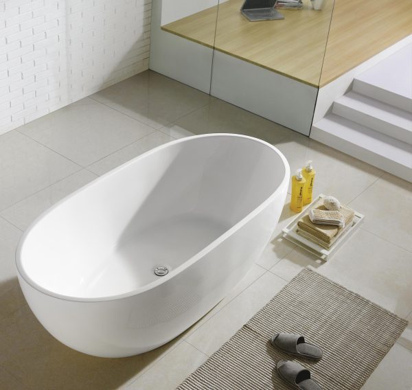 Ovy Acrylic Freestanding Bathtub 1400/1500/1700 OVY1400/1500/1700-NF/OF - Image 2