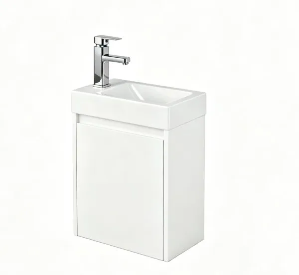 Polar Ensuite Wall-Hung PVC Vanity P42LWH|P42RWH - Image 2