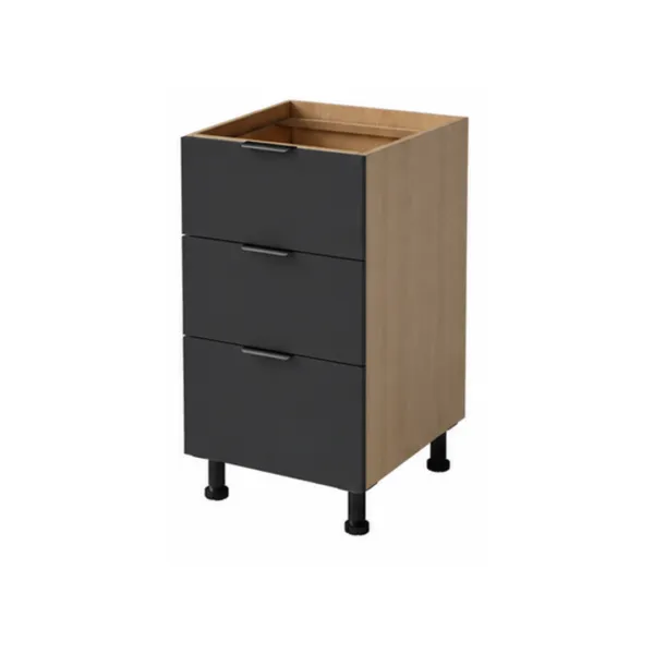 Kitchen Cabinet 3 Drawer Cupboard Door 3DB-400-D