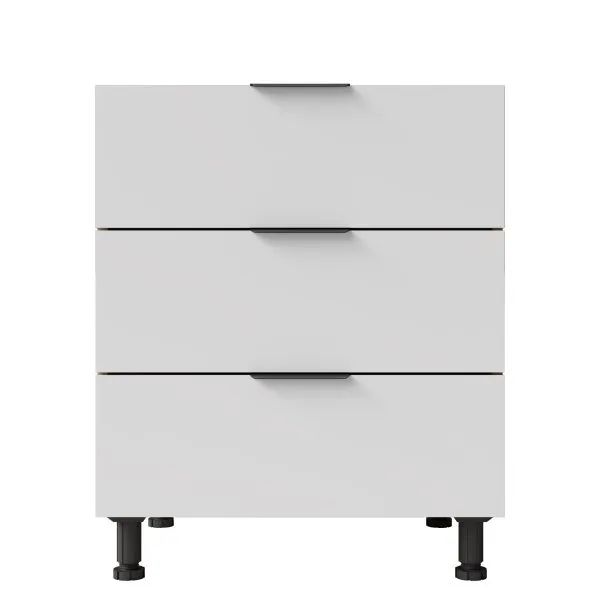 Kitchen Cabinet 3 Drawer Cupboard Door 3DB-700-D
